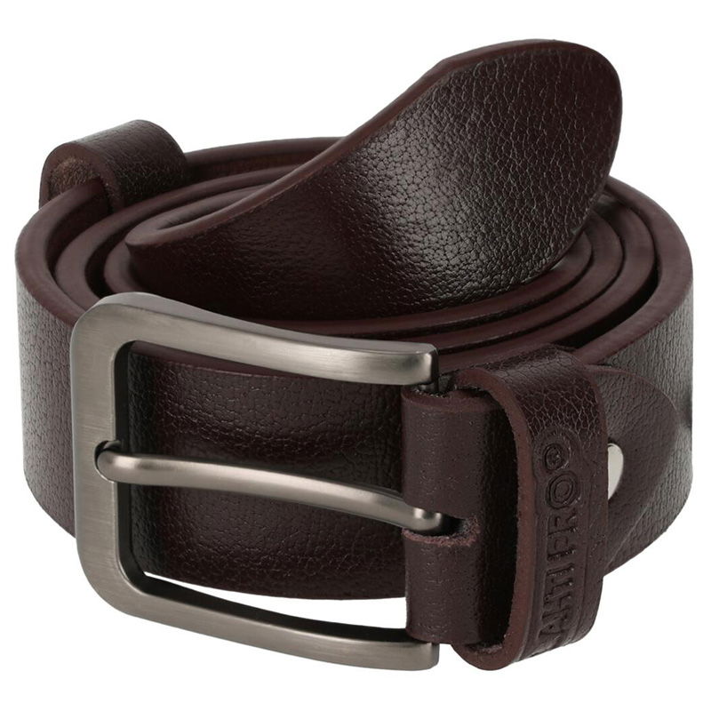  LAHTI PRO   FÉMCSATOS TERMÉSZETES BŐR NADRÁGSZÍJ / BARNA - 110CM  termék fő termékképe