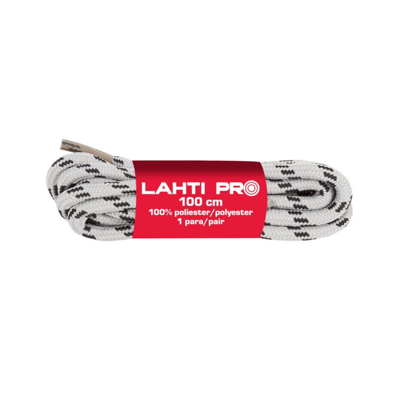  LAHTI PRO   POLIÉSZTER FŰZŐ / SZÜRKE-FEKETE - 150CM, 10DB/CS  termék fő termékképe