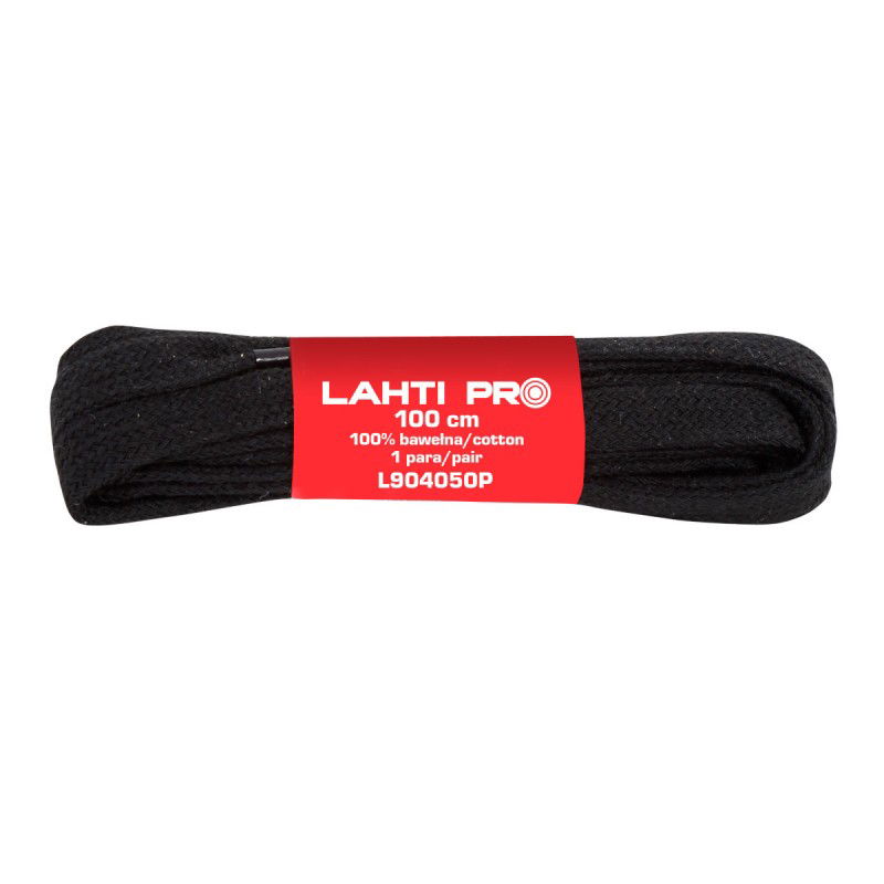  LAHTI PRO   PAMUT FŰZŐ, LAPOS / FEKETE - 100CM, 10DB/CS  termék fő termékképe