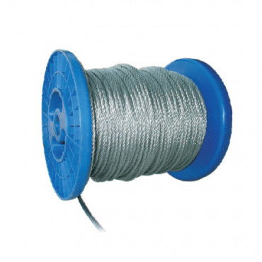  MK   HORGANYZOTT DRÓTKÖTÉL SODRONY - 10MM (6X19) / 50M  termék fő termékképe