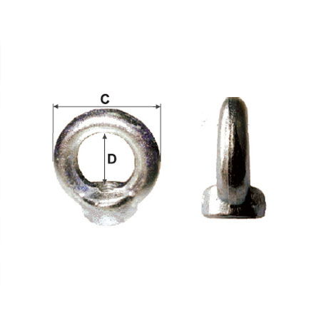  MK   MENETES CSAVARANYÁS GYŰRŰS SZEM - M12 / 30MM/50MM  termék fő termékképe