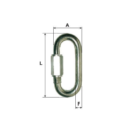  MK   HORGANYZOTT ÖSSZEKÖTŐ LÁNCSZEM - 6MM / 12X33MM  termék fő termékképe