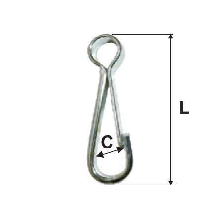  MK   LEMEZ KARABINER - 10.5X50MM  termék fő termékképe