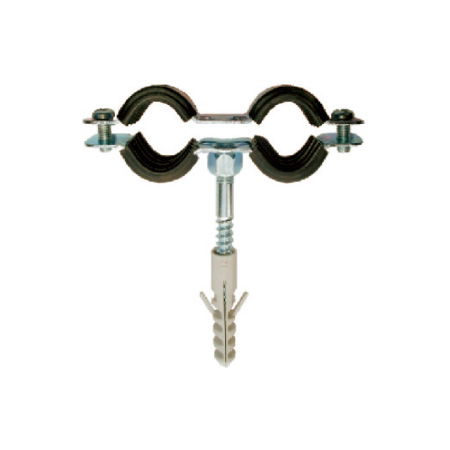  MK   RÖGZÍTHETŐ GUMIBETÉTES DUPLA CSŐBILINCS - 3/4"/26-29MM  termék fő termékképe