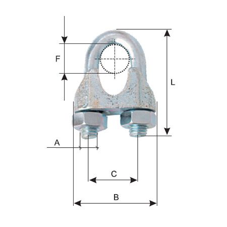  MK   HORGANYZOTT KÖTÉLBILINCS - 3MM / 9X16MM  termék fő termékképe