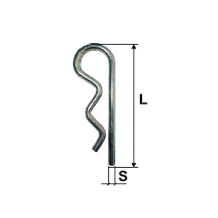  MK   RUGÓS BIZTOSÍTÓSZEG - 4.0MM / 80MM  termék fő termékképe