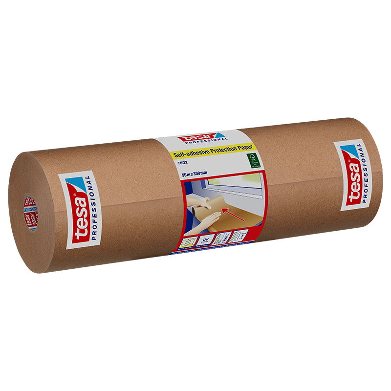  TESA   ÖNTAPADÓ VÉDŐFÓLIA PAPÍR-SZALAG - 600MM / 10M  termék fő termékképe