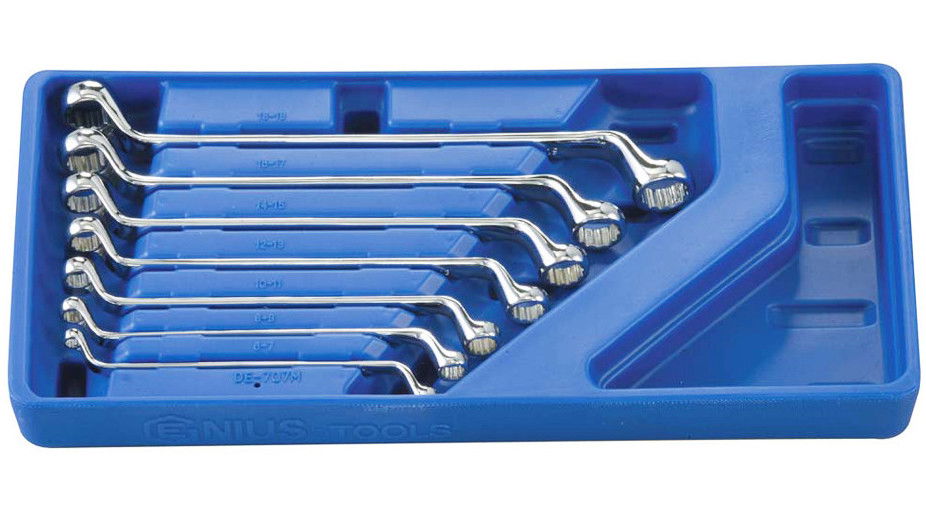 Genius Tools DE-707M hajlított csillagkulcs készlet, metrikus, 7 részes termék fő termékképe