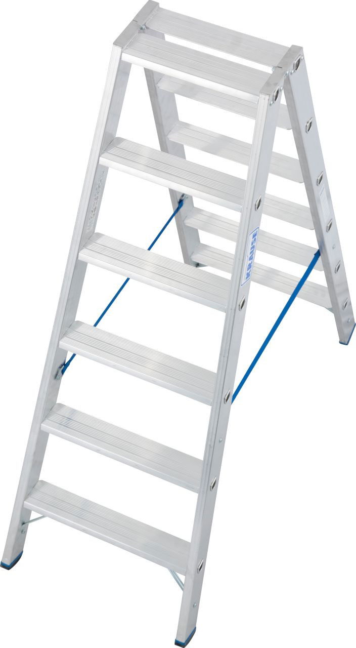 Krause STABILO Professional két oldalon járható lépcsőfokos állólétra, 2x6 fokos termék fő termékképe