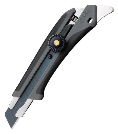 Olfa L-5/GRY törhető pengéjű X Design vágókés csavaros pengerögzítővel, 18 mm termék fő termékképe