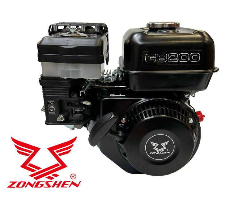  ZONGSHEN   MEGHAJTÓ MOTOR ZONGSHEN GB200 196cc 6,5 19 mm VíZSZINTES TENGELY OLAJOS LÉGSZŰRŐ  termék fő termékképe