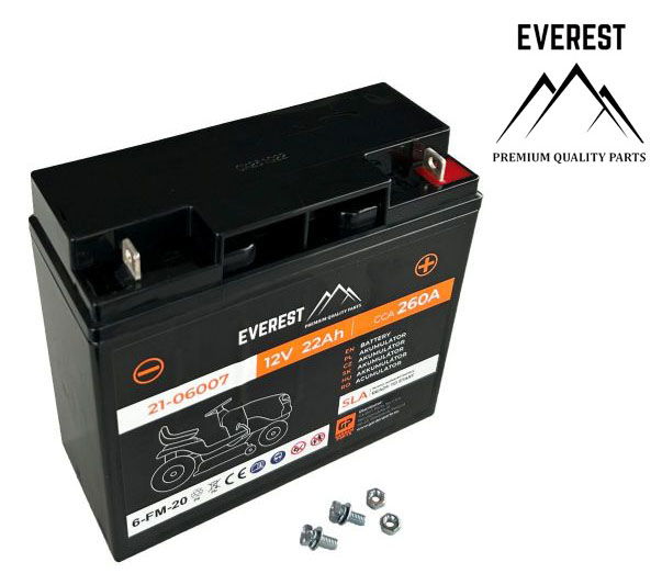  UNIVERZÁLIS   AKKUMULÁTOR ZSELÉS (AGM) 12V 22Ah EVEREST  termék fő termékképe