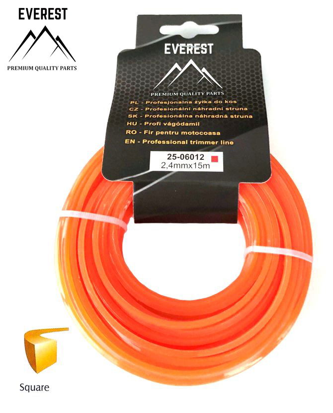  UNIVERZÁLIS   VÁGÓDAMIL NÉGYSZÖG 2,4mm 15M EVEREST  termék fő termékképe
