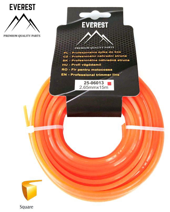  UNIVERZÁLIS   VÁGÓDAMIL NÉGYSZÖG 2,65mm 15M EVEREST  termék fő termékképe