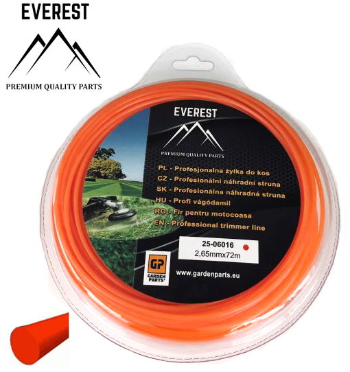  UNIVERZÁLIS   VÁGÓDAMIL KEREK 2,65mm 72M EVEREST  termék fő termékképe