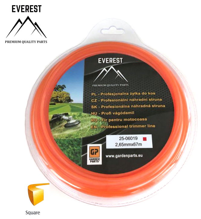  UNIVERZÁLIS   VÁGÓDAMIL NÉGYSZÖG 2,65mm 67M EVEREST  termék fő termékképe