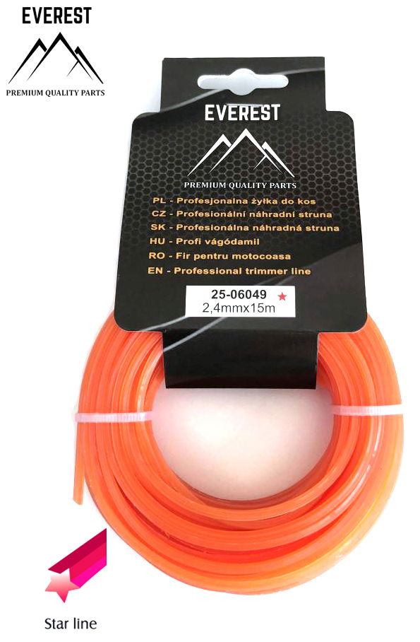     VÁGÓDAMIL CSILLAG 2,4mm 15M EVEREST  termék fő termékképe