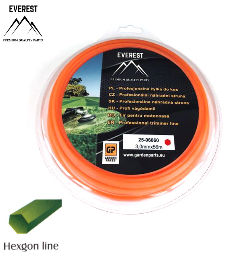  UNIVERZÁLIS   VÁGÓDAMIL HEXAGON LINE 3,00mm 56M EVEREST  termék fő termékképe