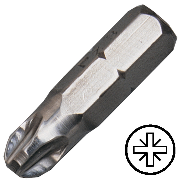 KENNEDY No.4 Pozidriv csavarhúzó bit 1/4" hatszög illesztéssel, 25 mm termék fő termékképe