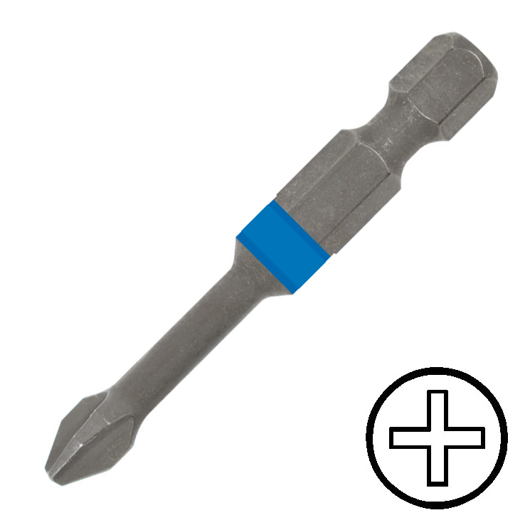 KENNEDY No.2 kereszthornyos csavarhúzó bit 1/4" hatszög illesztéssel, 50 mm termék fő termékképe