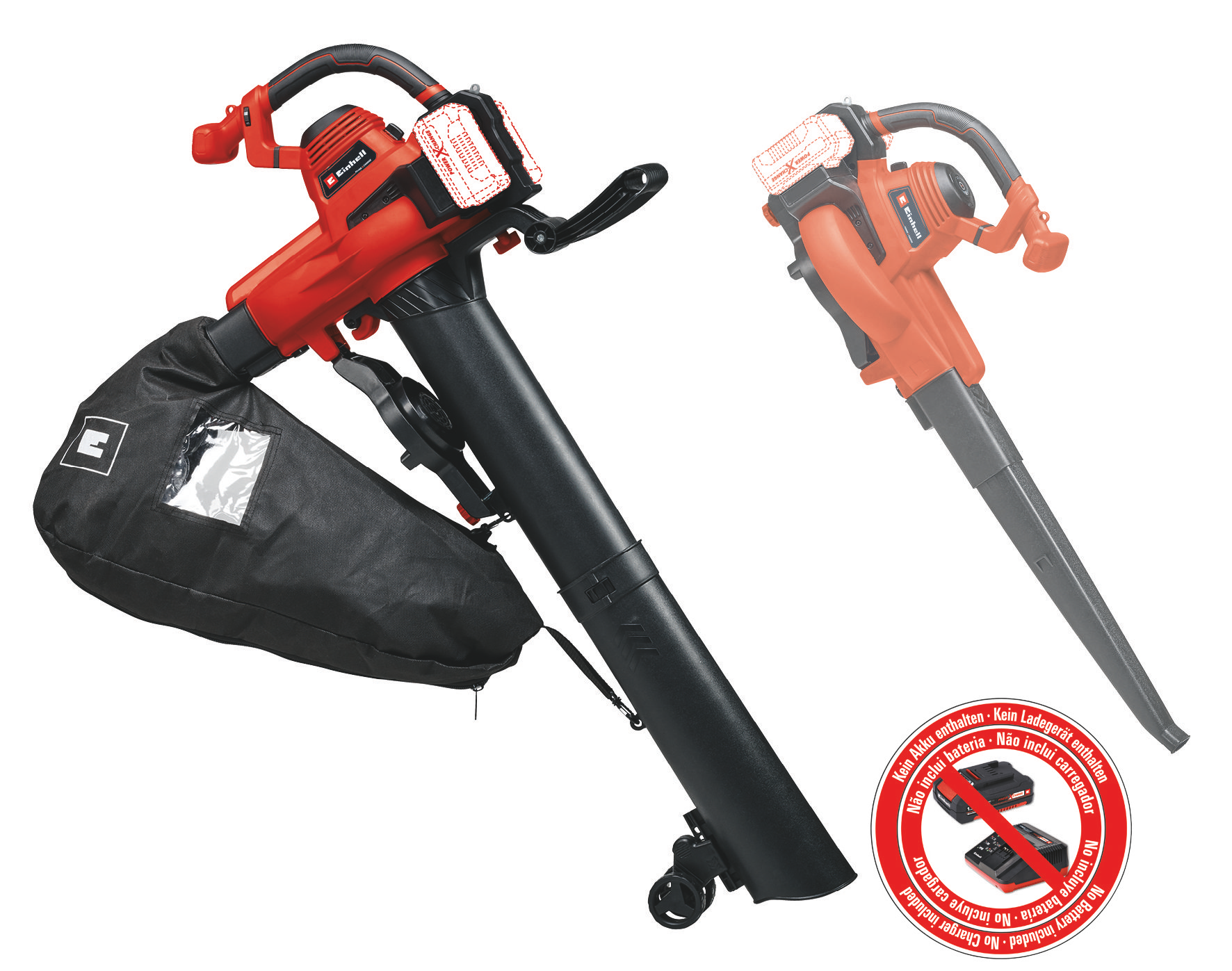 EINHELL GE-CL 36/230 Li E - Solo akkus lombszívó (akku és töltő nélkül) termék fő termékképe