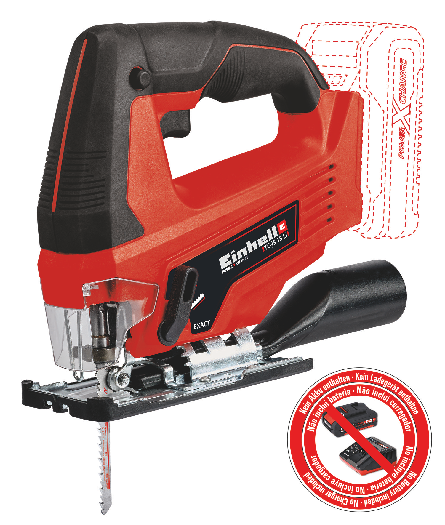 EINHELL TC-JS 18 Li - Solo akkus dekopírfűrész (akku és töltő nélkül) termék fő termékképe