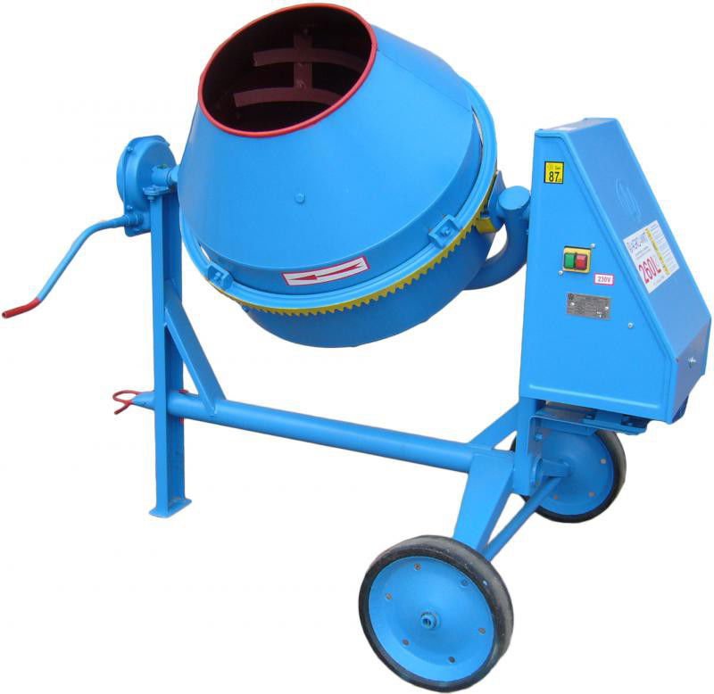  AGRO-WIKT BWA260 betonkeverő, 260/150 liter, 400V-1500W motor  termék fő termékképe