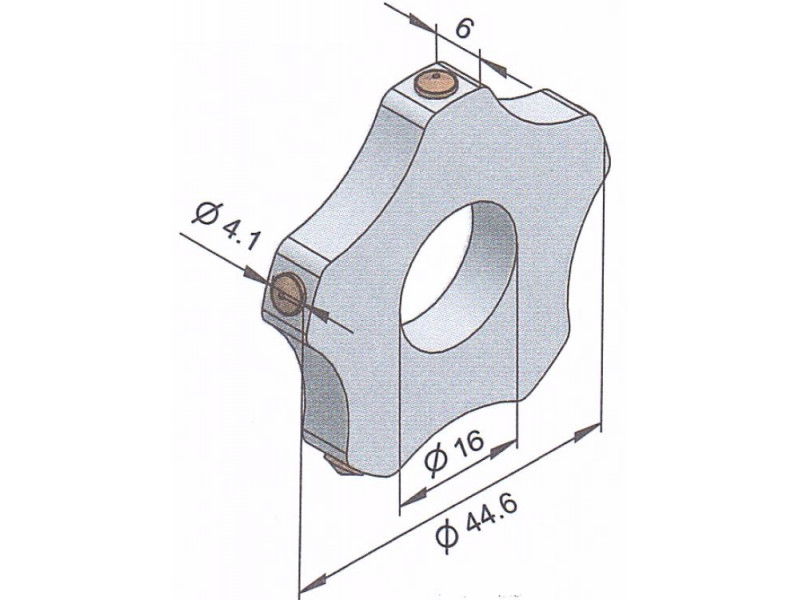  Betonmaró csillag - prémium, 5P 44,6-6/16-6,5 Made in Germany  termék fő termékképe