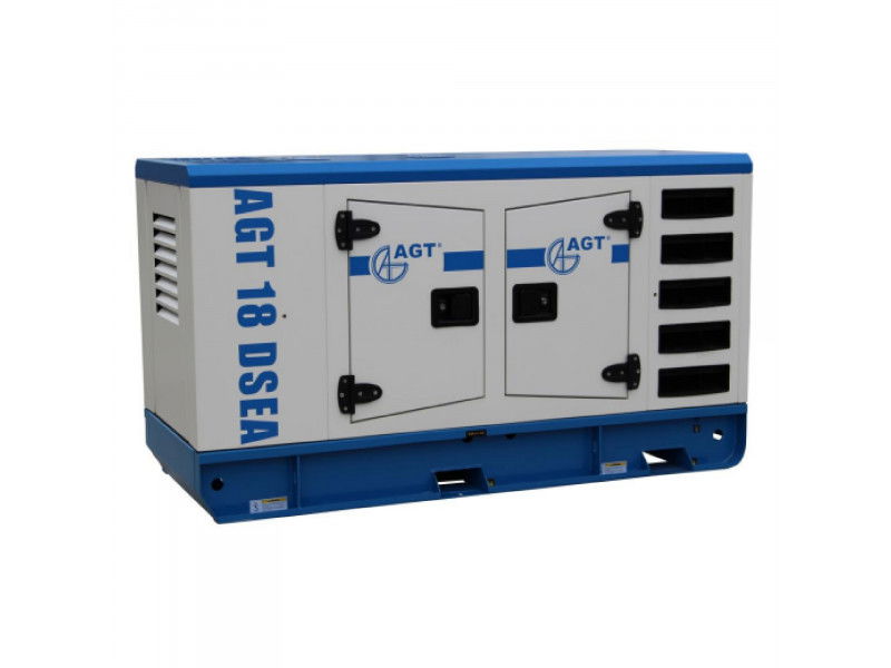  AGT 18 DSEA dízel AVR áramfejlesztő 400V-18 kVA, hangszigetelt burkolat, automatikus indítás  termék fő termékképe