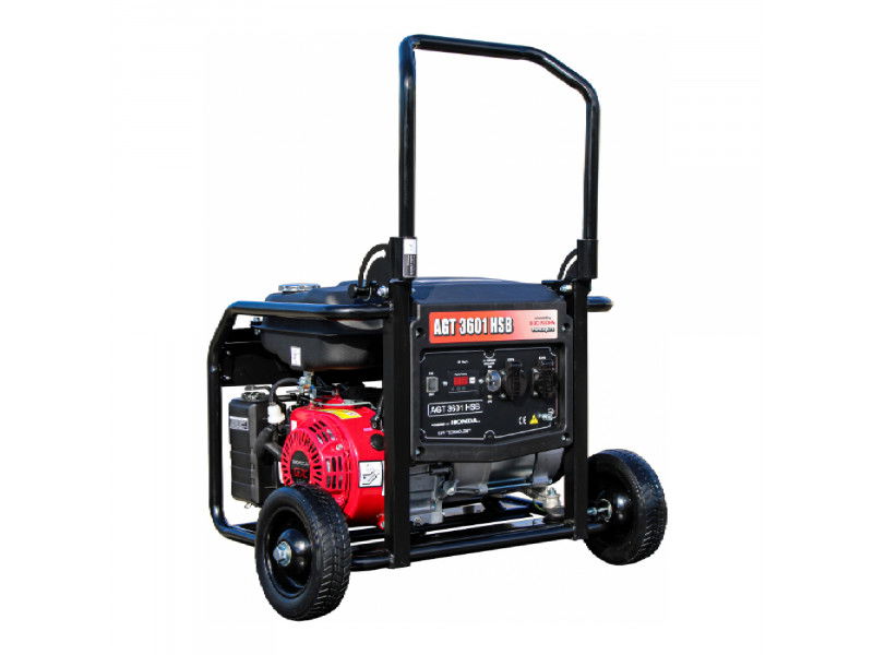  AGT 3601 HSB TTL áramfejlesztő - HONDA GX200, AVR + ajándék szállítókerék!  termék fő termékképe