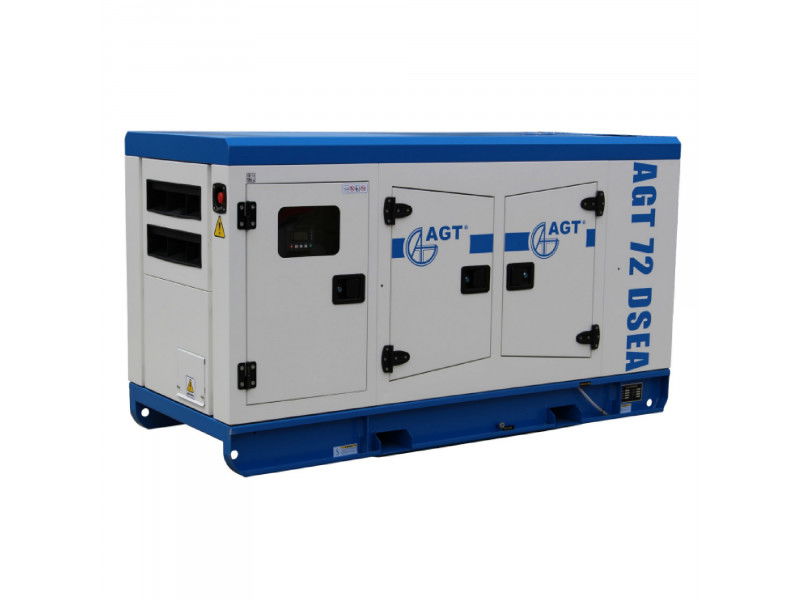  AGT 72 DSEA dízel AVR áramfejlesztő 400V-69 kVA, hangszigetelt burkolat  termék fő termékképe