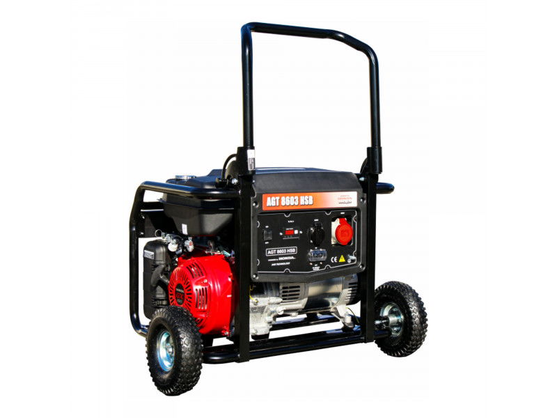  AGT 8603 HSB TTL áramfejlesztő - HONDA GX390, AVR + ajándék szállítókerék!  termék fő termékképe