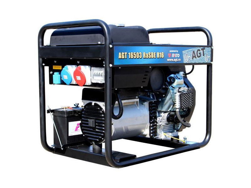  AGT 16503 RASBE R16 áramfejlesztő - RATO R740D motor, 16L tank, elektromos indítás  termék fő termékképe