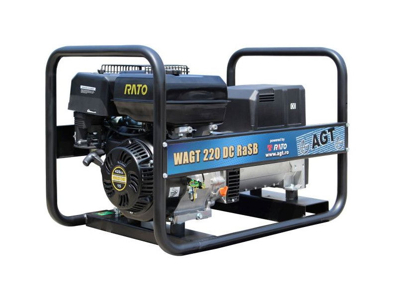  WAGT 220 DC RASB hegesztő áramfejlesztő - RATO R420 motor, 6,5L tank  termék fő termékképe
