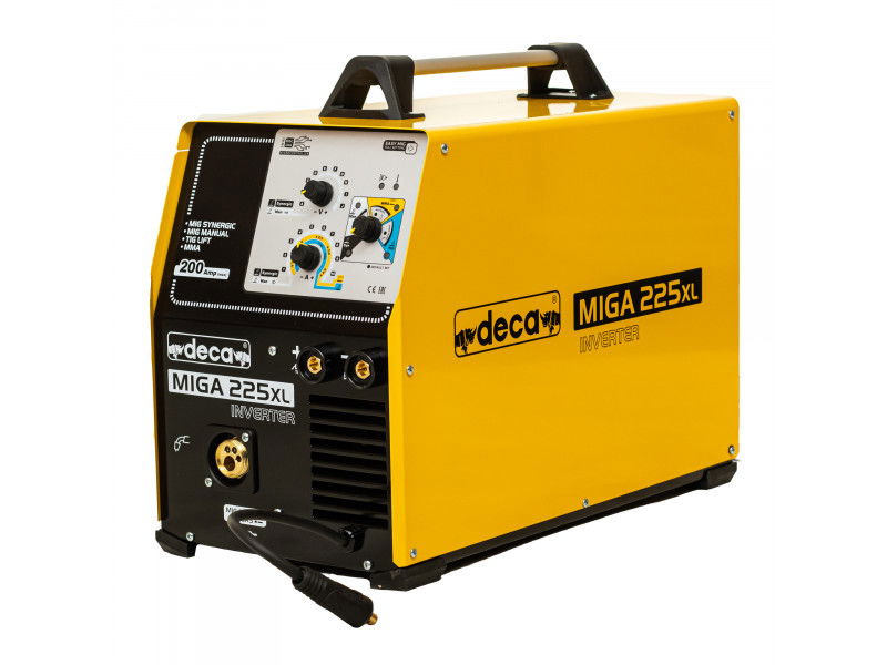  DECA MIGA 225XL inverteres hegesztő - MIG/MAG, MMA, TIG DC, 10-200A, 230V  termék fő termékképe