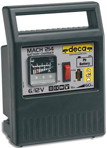 DECA MACH214 akkumulátortöltő - 6/12V, 4A, max. 60Ah  termék fő termékképe