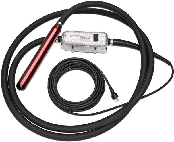  ENAR SPYDER-PRO nagyfrekvenciás betonvibrátor szett - 5 m tengely+50mm fej850kW, 15m kábel, 230V  termék fő termékképe