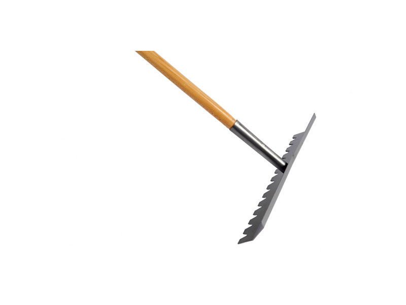  BETONTROWEL fogazott, acél betonterítő fa nyéllel  termék fő termékképe