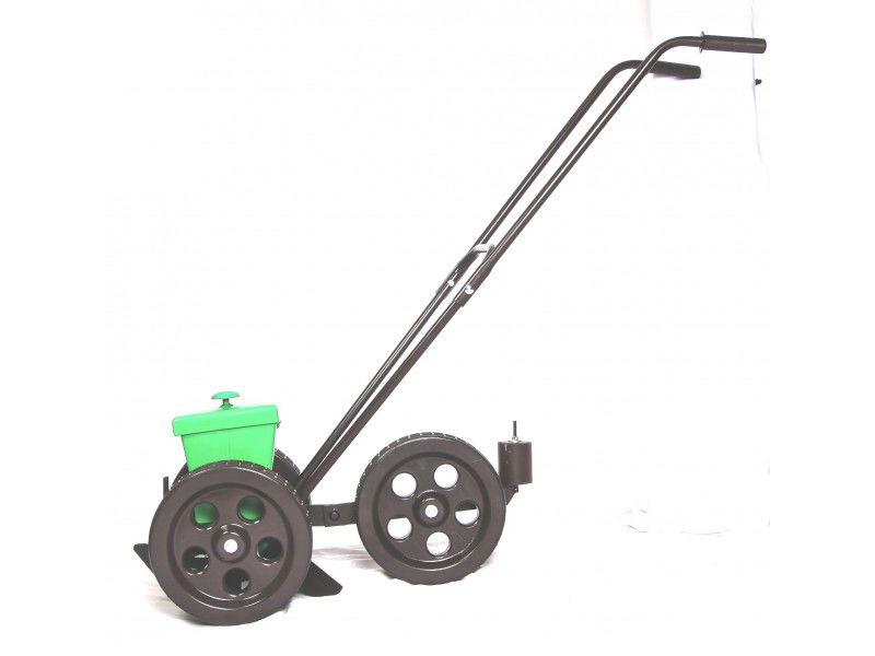  KT-1 kézi vetőgép - egysoros, oldalkerék és tömörítő kerék, +11 részes kanálkészlet!  termék fő termékképe