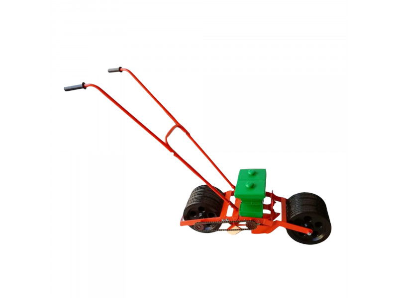  K2.2 kézi vetőgép - ikersoros sorkerekes, 12 cm-es sortávolsággal,+ 2db 11 részes kanálkészlet!  termék fő termékképe