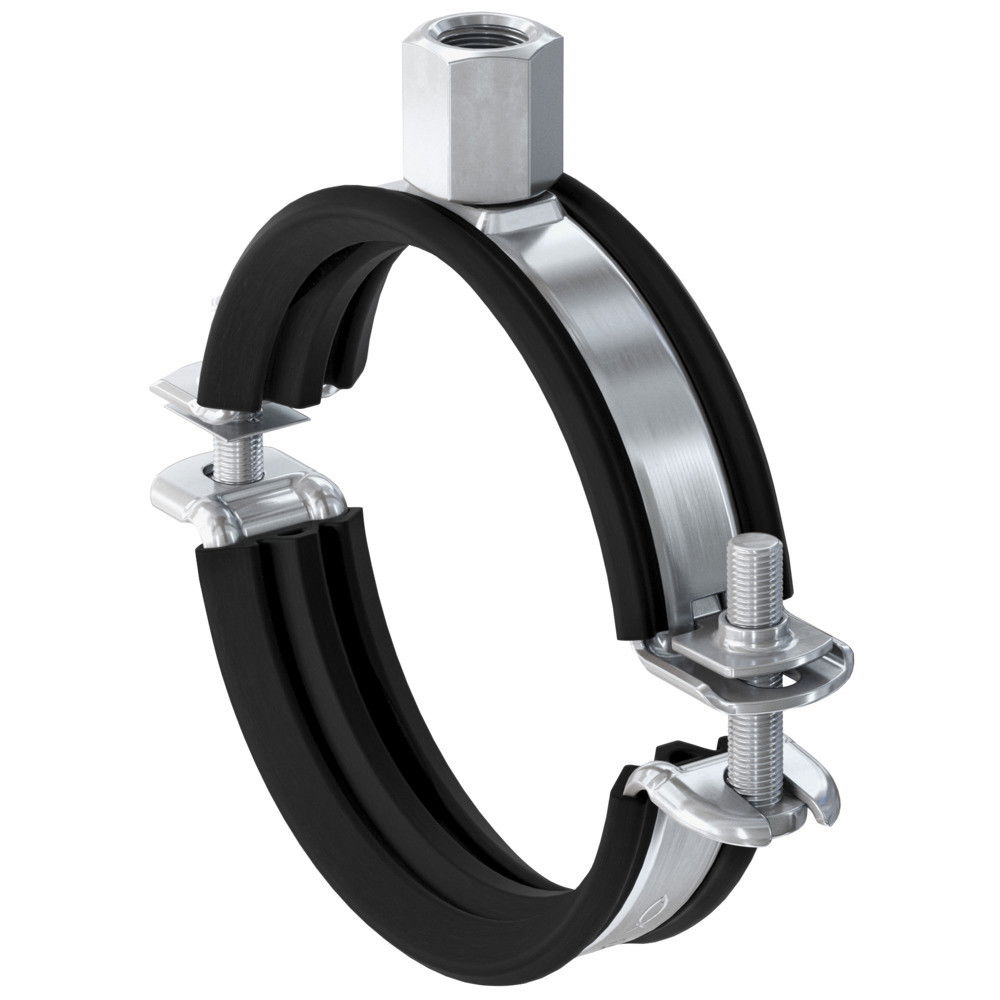 Fischer FRS-L 38 - 45 M8 / M10 kétcsavaros gumibetétes csőbilincs, 25 db/csomag termék fő termékképe