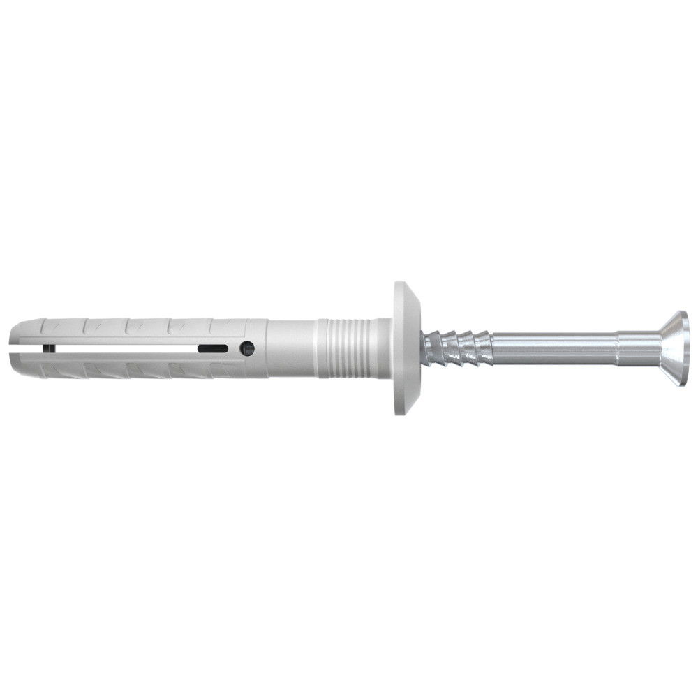 Fischer N 6 x 40/7 P gvz beütődübel lapos peremmel, előszerelt szegcsavarral, 200 db/csomag termék fő termékképe