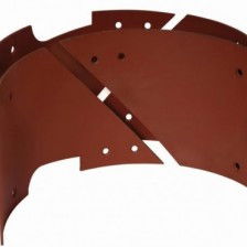 Kopólemez Estrichboy DC260/45 ívelt középső kis kiömlővel termék fő termékképe