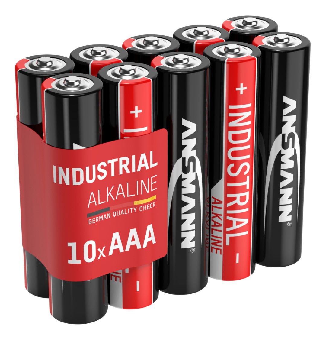 Ansmann Industrial AAA alk&aacute;li elem - 10 db termék fő termékképe