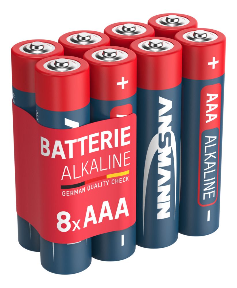 Ansmann Red AAA alk&aacute;li elem - 8 db termék fő termékképe