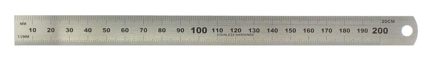 HEDUE Ac&eacute;l vonalz&oacute; 200 mm termék fő termékképe