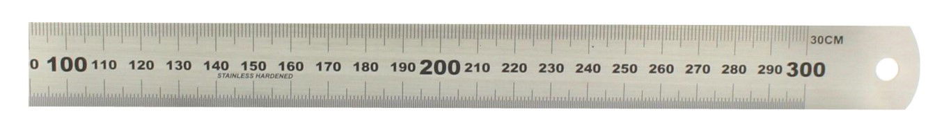 HEDUE Ac&eacute;l vonalz&oacute; 300 mm termék fő termékképe