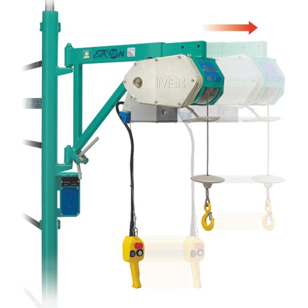 IMER Elektromos emelő IMER ETR200N maximális terhelés 200 kg maximális magasság 30 m motor 230V 0.75 kW termék fő termékképe