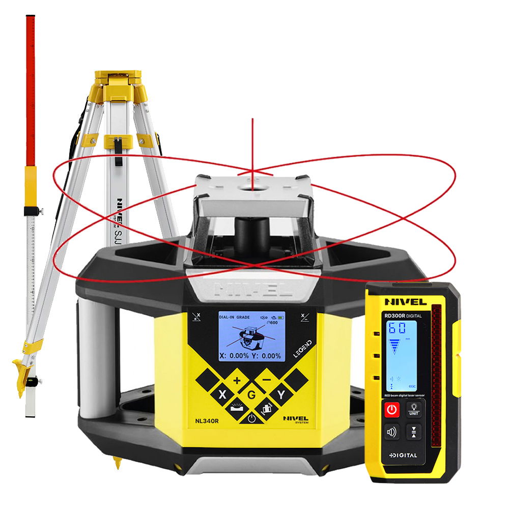 Nivel System Nivel NL340R digitális forgólézer csomagban termék fő termékképe