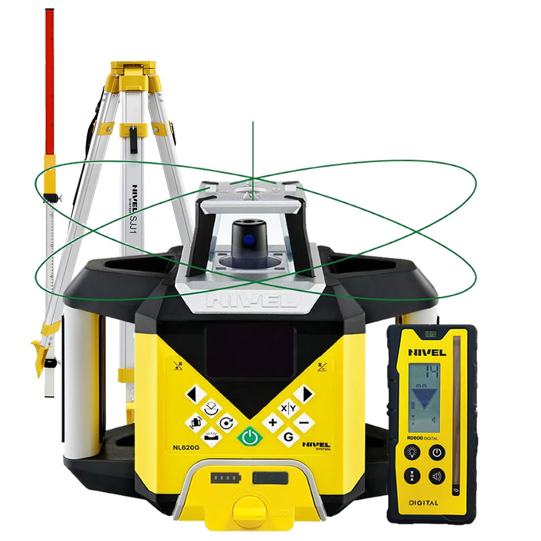 Nivel System Nivel NL620G zöld forgólézer csomagban termék fő termékképe